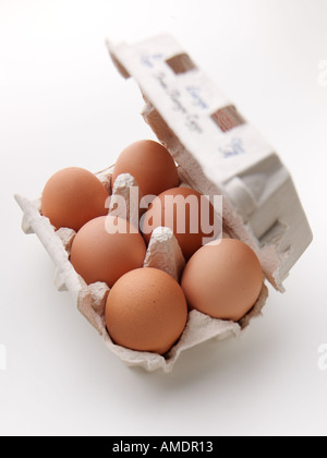 Freilandeier Stockfoto