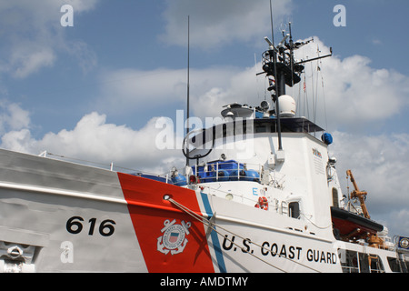 US Coast Guard Schiff, Wilmington, North Carolina Stockfoto