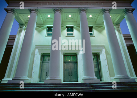 Florida Supreme Court Building bei Sonnenuntergang Tallahassee, Florida, USA Stockfoto