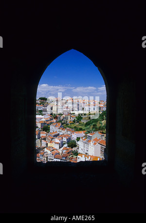 Burg von Saint George - Castelo de Sao Jorge, Lissabon, Portugal Stockfoto