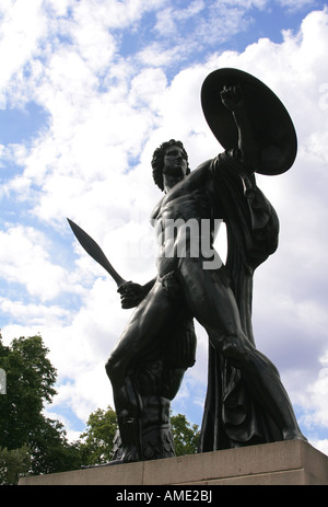 Statue von Achille in London Hyde Park Stockfoto