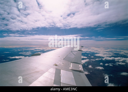 Flugzeug Flügel arktischen Kanada Stockfoto