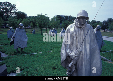 Korean War Memorial Washington DC USA Stockfoto