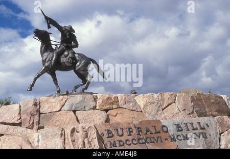 Buffalo Bill Cody Denkmal Wyoming USA Stockfoto