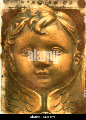 Keine Proeprty Release Nahaufnahme von Cherub Stockfoto