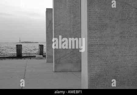 Vietnam Memorial Battery Park Stockfoto