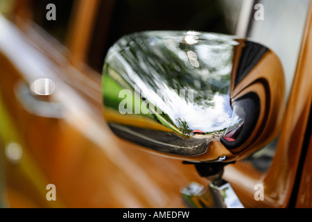 Auto-Außenspiegel Kuba hautnah Stockfoto