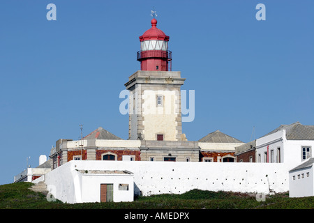 Cabo Da Roca Leuchtturm in Portugal am westlichsten Punkt Europas Stockfoto