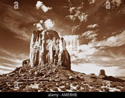 Bly Butte Monument Valley, Arizona, USA Stockfoto