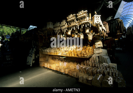 Stall mit Souvenirs, Zentrum von Zakopane, Polen Stockfoto