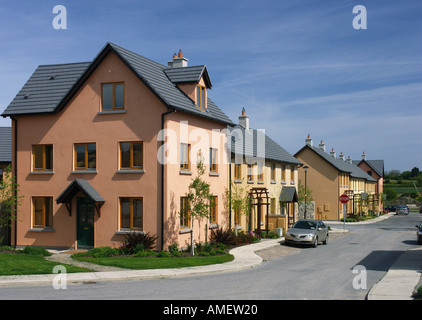 Neue Häuser in Lusk County Dublin Irland Stockfoto