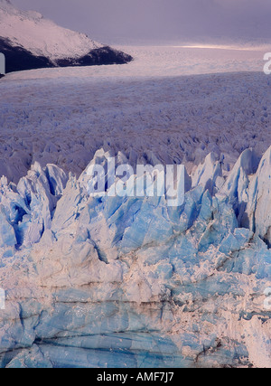 Übersicht der Perito Moreno Gletscher Gletscher, Nationalpark Los Glaciares, Patagonien, Argentinien Stockfoto