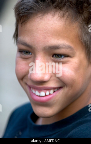 Porträt von hispanic teenboy. Stockfoto