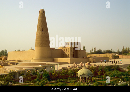 China Xinjiang Provinz Turpan Emin Minarett Sugong Moschee Stockfoto