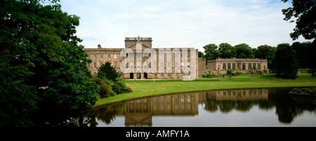 UK England Cheshire Disley Lyme Hall und See Stockfoto