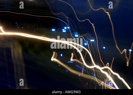 Abstrakte Bewegung Bild in Chalk Farm Road Camden Town London Stockfoto