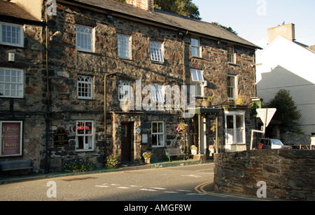 Beddgelert, Snowdonia, Gwynedd, Nordwales, Prinz Llewelyn Hotel, UK Stockfoto