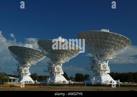 Kompakte Australian Telescope Array, Narrabri, NSW, Australien Stockfoto