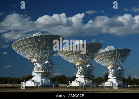 Kompakte Australian Telescope Array, Narrabri, NSW, Australien Stockfoto