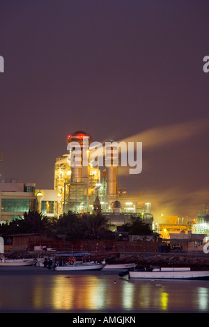 RAS AL Khaimah Kraftwerk, Vereinigte Arabische Emirate. Stockfoto