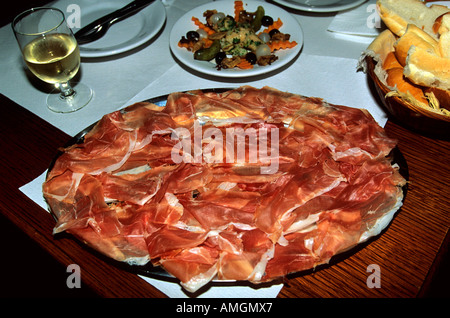 Italien, Veneto, Noden Venetien, Friuli, Friaul, San Daniele del Friuli, San Daniele Schinken, La Casa del Prosciutto Stockfoto