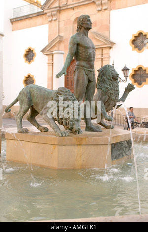 Palaza del Socorro Ronda Spanien Stockfoto