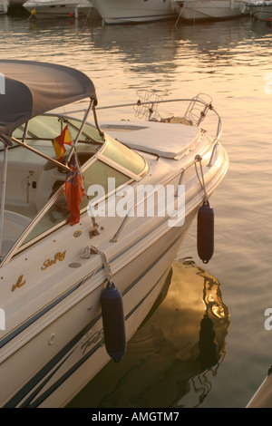 Hafen Puerto Cabopino August 2006 Stockfoto