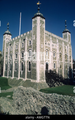 Tower of London der weiße Turm 2 Stockfoto