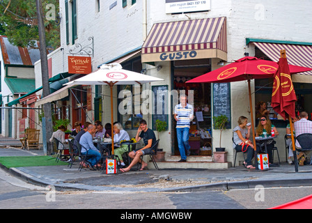 Café und Deli Paddington Sydney Australia Stockfoto