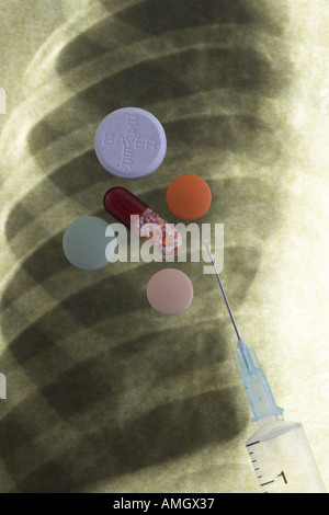Medizinische Gegenstände Stockfoto