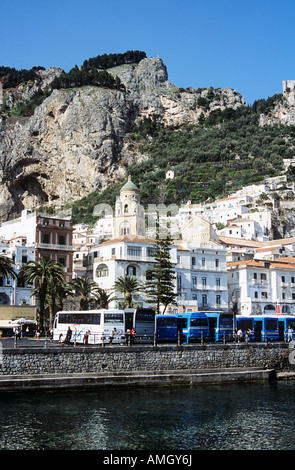 Amalfi Stadt, Amalfi, Amalfiküste, Kampanien, Italien Stockfoto