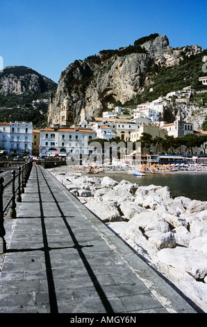 Amalfi Stadt, Amalfi, Amalfiküste, Kampanien, Italien Stockfoto