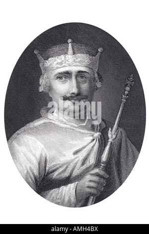 William II Rufus rote 1056 1100 König England macht auch über Normandie und Einfluss in Schottland mit rotem Gesicht aussehen rücksichtslosen r Stockfoto