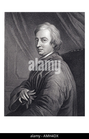 JOHN DRYDEN 1631 1700 englischer Dichter Dramatiker und Literaturkritiker Imperial Wörterbuch der universellen Biographie Serie original mir Stockfoto