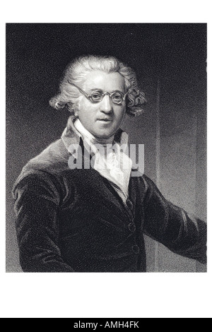 SIR JOSHUA REYNOLDS 1723 1792 English Portrait Maler Ästhetiker Grand Style Idealisierung unvollkommen erste Präsident Royal Aca Stockfoto