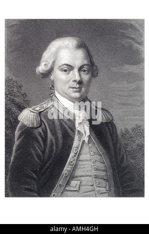 JEAN FRANÇOIS GALAUP Count De La Pérouse 1741 1788 französische Navigator Explorer Expedition verschwunden Oceania Pazifik verloren shipwrecke Stockfoto