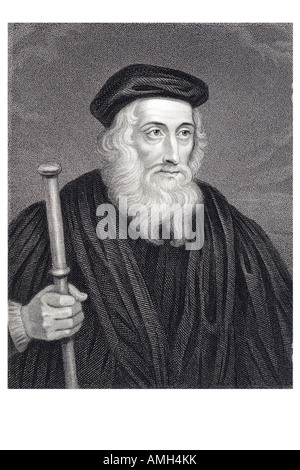 John Wycliffe 1320 1384 englischer Theologe Dissidenten Wyclif Wycliff Wiclef Wycliffe Wicliffe Wickliffe römisch-katholischen 14 t Stockfoto