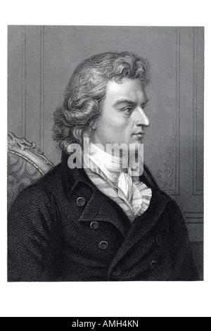 Johann Christoph FRIEDRICH von SCHILLER deutsche Dramatiker 1759 1805 deutscher Dichter Dramatiker Philosophen und Historikers Weimar Klas- Stockfoto