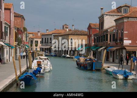 Murano Fondamenta Daniele Manin dei Vetrai Venedig Italien April 2007 Stockfoto