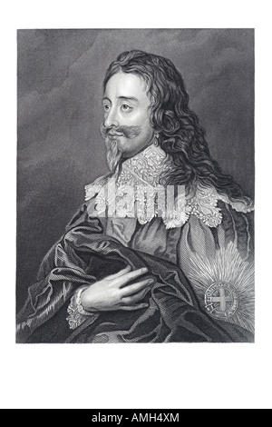 1. Charles 1600 1649 König England Schottland Irland Parlament England Gottesgnadentum Könige absoluter Macht verheiratet katholischen prin Stockfoto