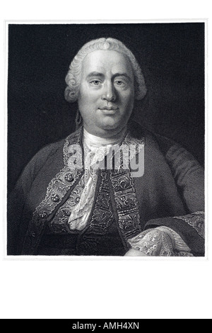 DAVID HUME 1711 1776 schottischer Historiker Philosoph Ökonom westliche Philosophie naturalistischen Philosophie der schottischen Aufklärung Stockfoto