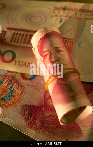 Chinesische Banknoten Stockfoto