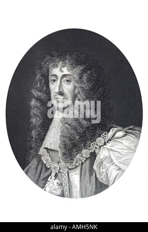 König Charles II 1818 England Irland Ausführung englischer Bürgerkrieg 1630 1685 Exil Oliver Cromwell Protektorat Restaurierung Monarc Stockfoto