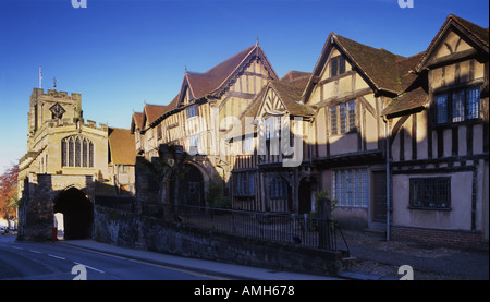 Lord Leycester Hospital Warwick Stockfoto