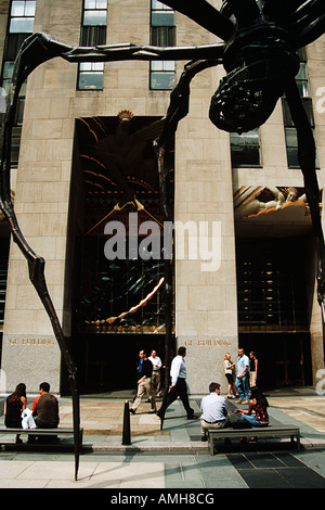 GE Building, Rockefeller Center, New York, USA Stockfoto