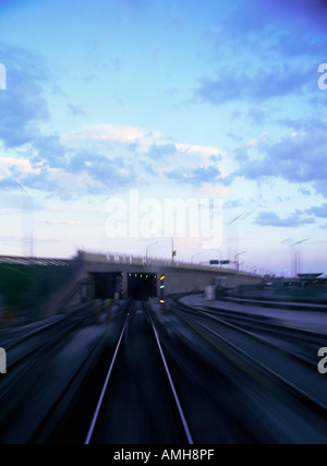 U-Bahnlinie, Toronto, Ontario, Kanada Stockfoto