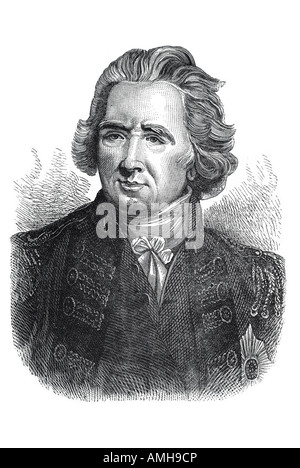 Sir ralph Abercrombie Generalleutnant KB Abercrombie 1734 1801 britische Napoleonische Kriege. Gebildete Rugby-Universität von Edinburg Stockfoto