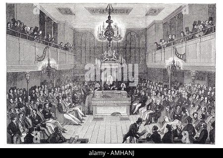 1834 senken des Unterhauses gewählt Haus Zweikammer-Parlament demokratisch gewähltes Westminster Mitglied MP Reform Bill W Palace Stockfoto