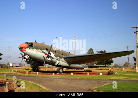 Curtiss C-46D-Commando-Frachtflugzeug Stockfoto