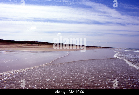 Strand von Bretignolles-Sur-Mer mit Blick auf Brem Anzahl 2394 Stockfoto